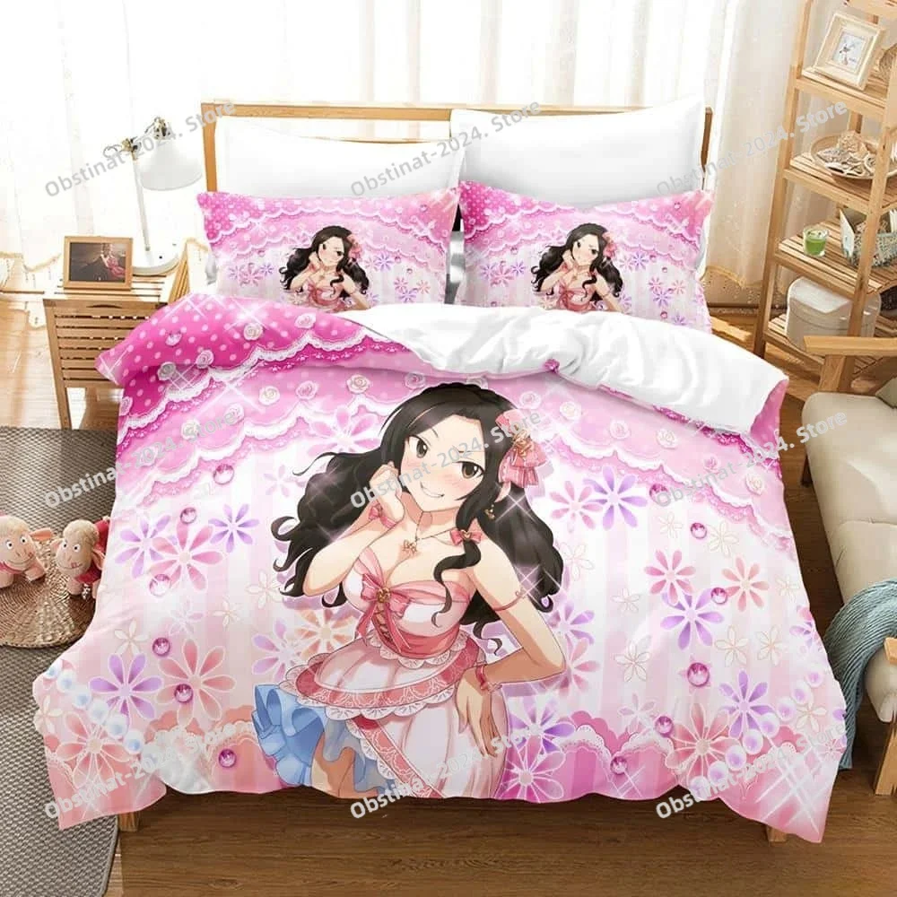 

THE iDOLM@STER Cinderella Girls Starlight Stage Bedding Set Printed Duvet Cover Pillowcase Single Double Style Queen King Size