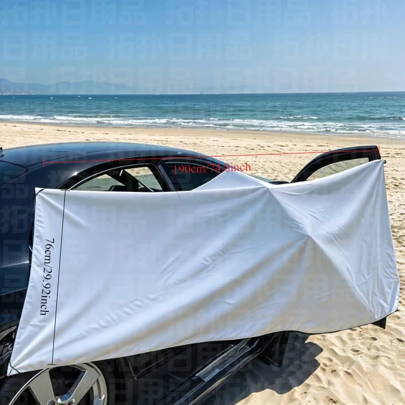 1PCS Toalla Magnética para Ojos para Viajes a la Playa - Toalla de Microfibra Súper Suave de Secado Rápido con Diseño Magnético