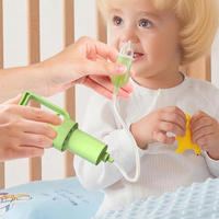 Baby Nasal Aspirator Hand Pump Safe Nose Cleaner For Newborns Toddlers Kids Congestion Relief Mucus Remover Nose Suction Device