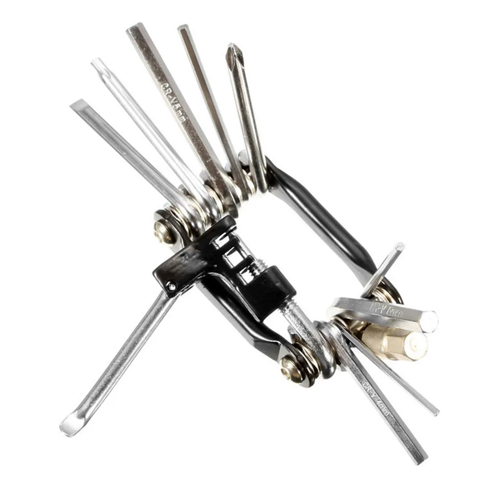 11 in 1 High Quality Bike Repair Tool Set Easy Carry Store Cycling Mountain Road Tools Black Road Bike Repair Tool