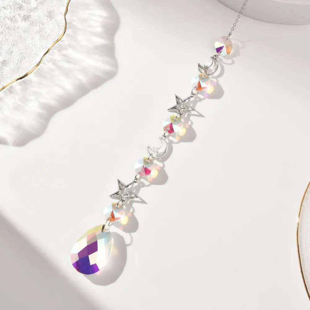 Rainbow Maker Sun Catcher Sun Moon Planet Home Garden Decor Crystal Pendant Light Catching Prisms Hanging Decoration Gift