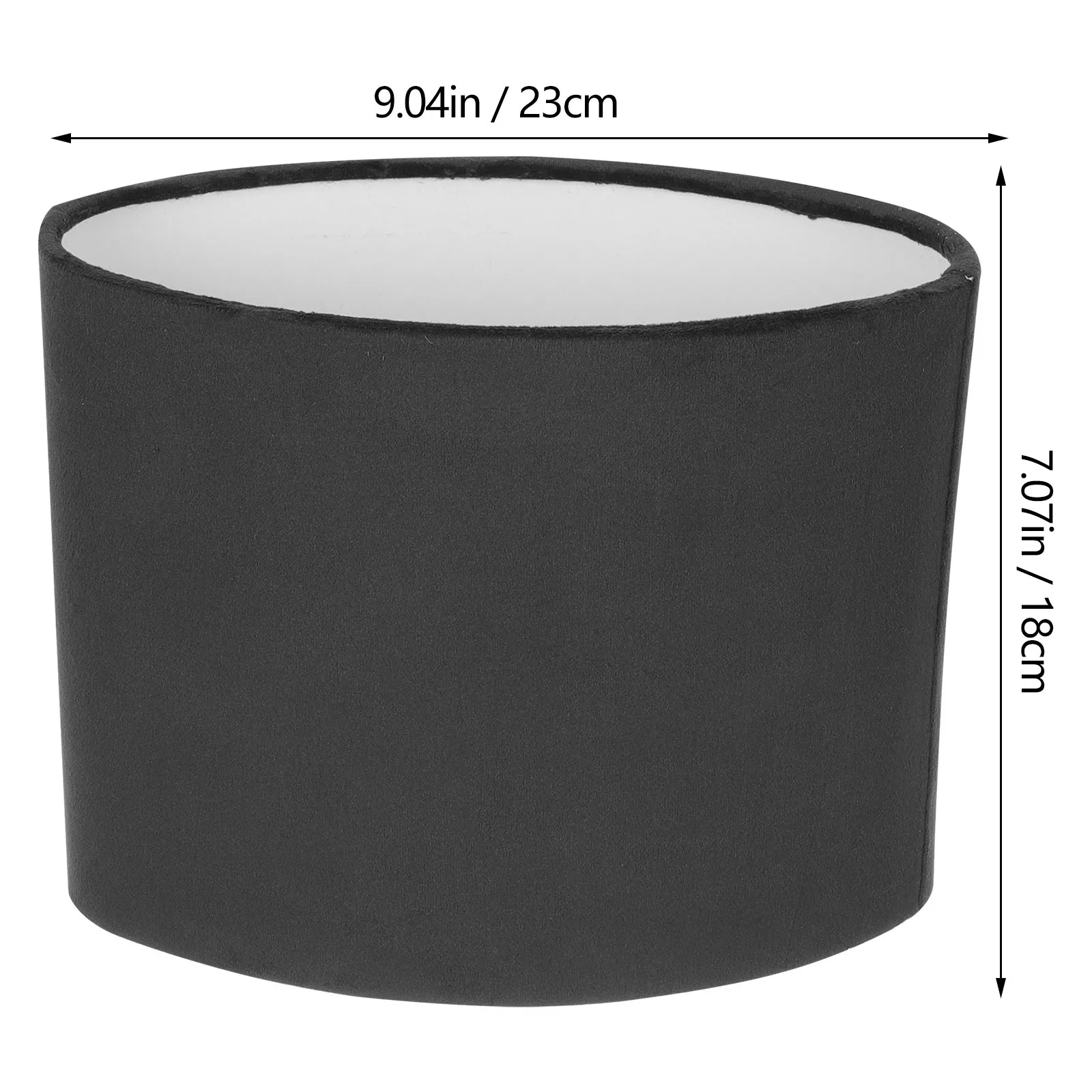 

Oval Fabric Lamp Shade For Table Floor Lamp Home Hotel Modern Light Cover Replacement Easy Install Lighting Accessory