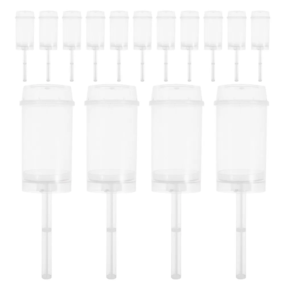 60Pcs Clear Push Up Cake Cups Leakproof Push Pop Containers Safe PP Cake Holders Portable Dessert Serving with Lids view 2