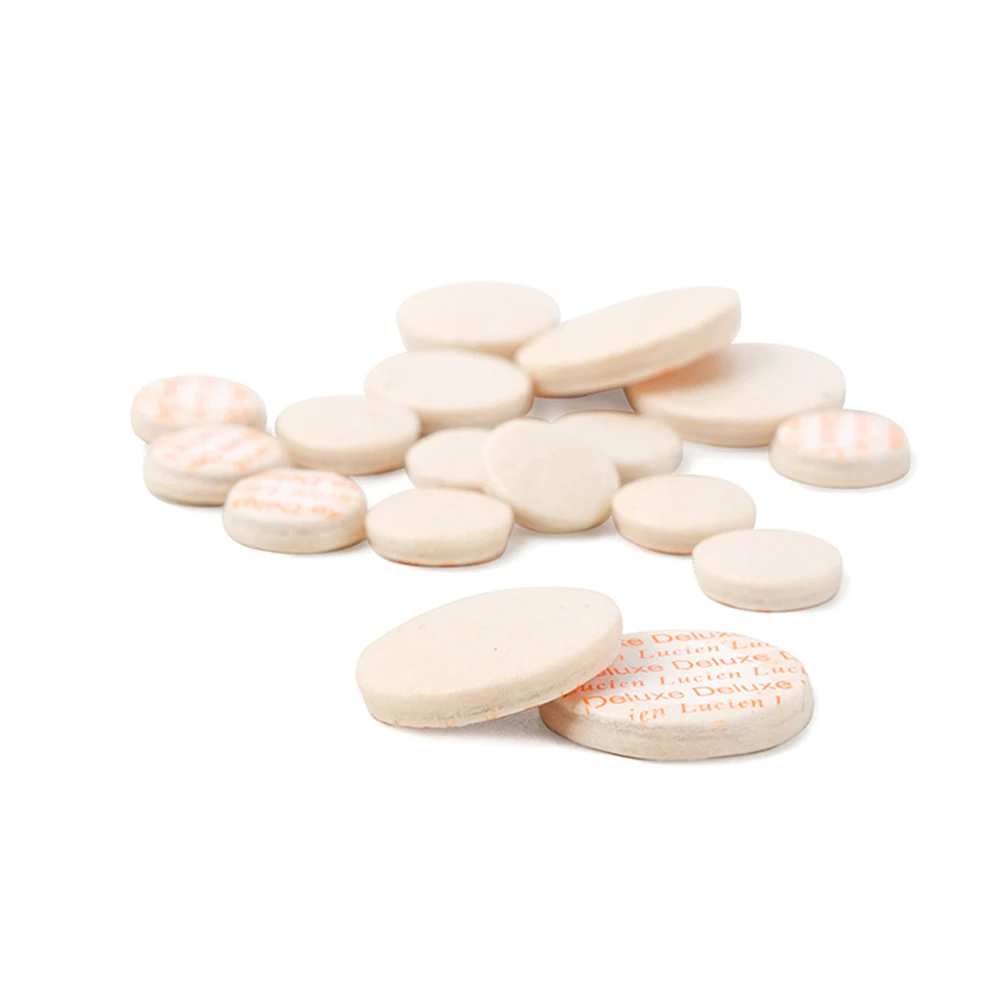 

17 Pcs Clarinet Key Pad High Grade Material Tight Seals Indispensable for Clarinet Ivory