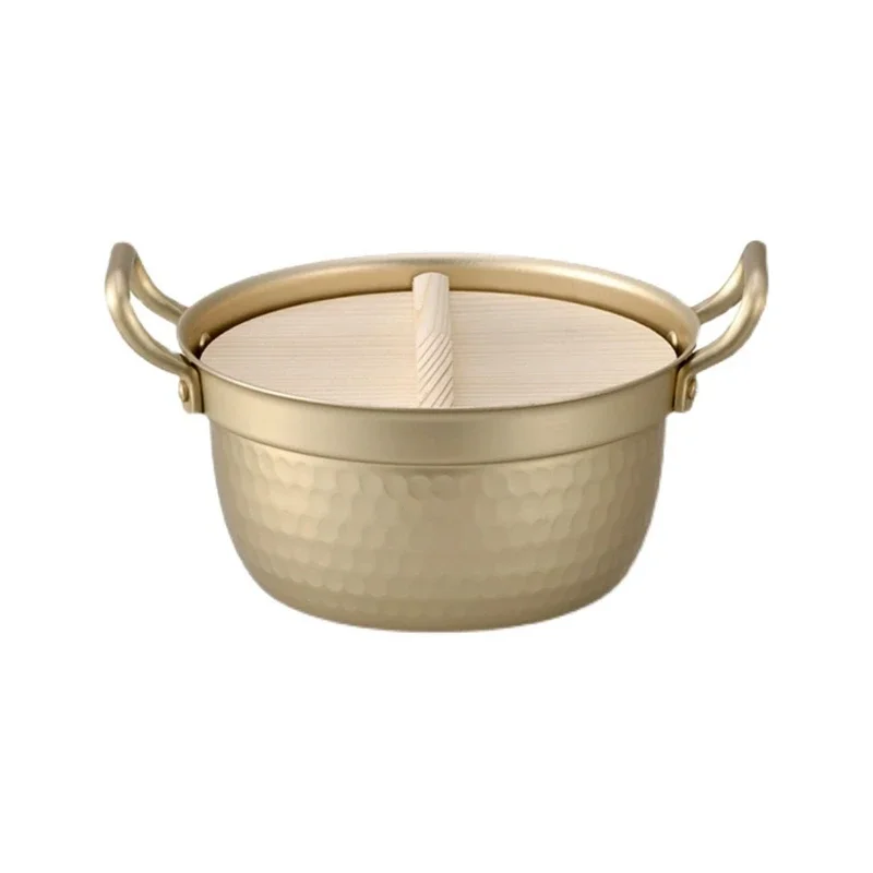 

Small aluminum pot, ramen , soup , binaural, soup-making household Korean-style instant noodle , Oden cooking