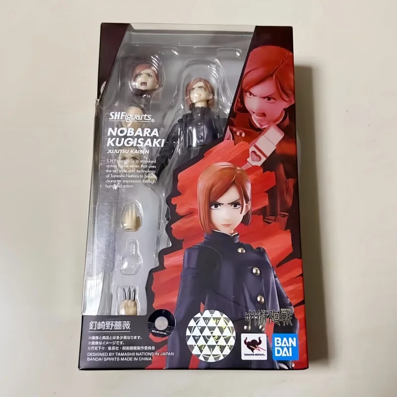 

Hot Bandai Original Genuine Figure Jujutsu Kaisen Model Kit Shf Kugisaki Nobara Collection Action Figure Model For Boys Toys Gif