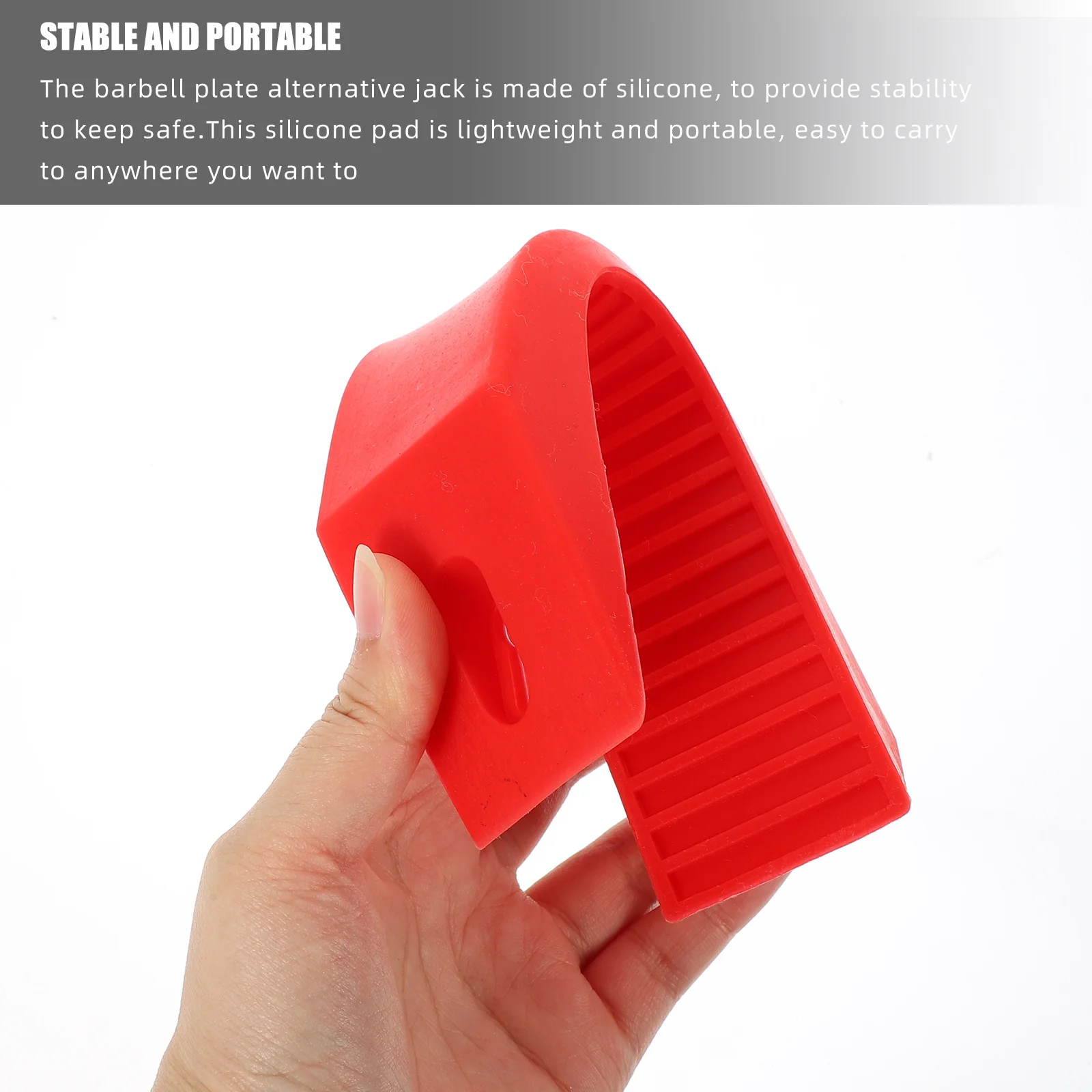 

1Pair Barbell Anti Slip Protection Pads Silicone Deadlift Cushion Floor Protection Weight Plate Loader for Gym Training