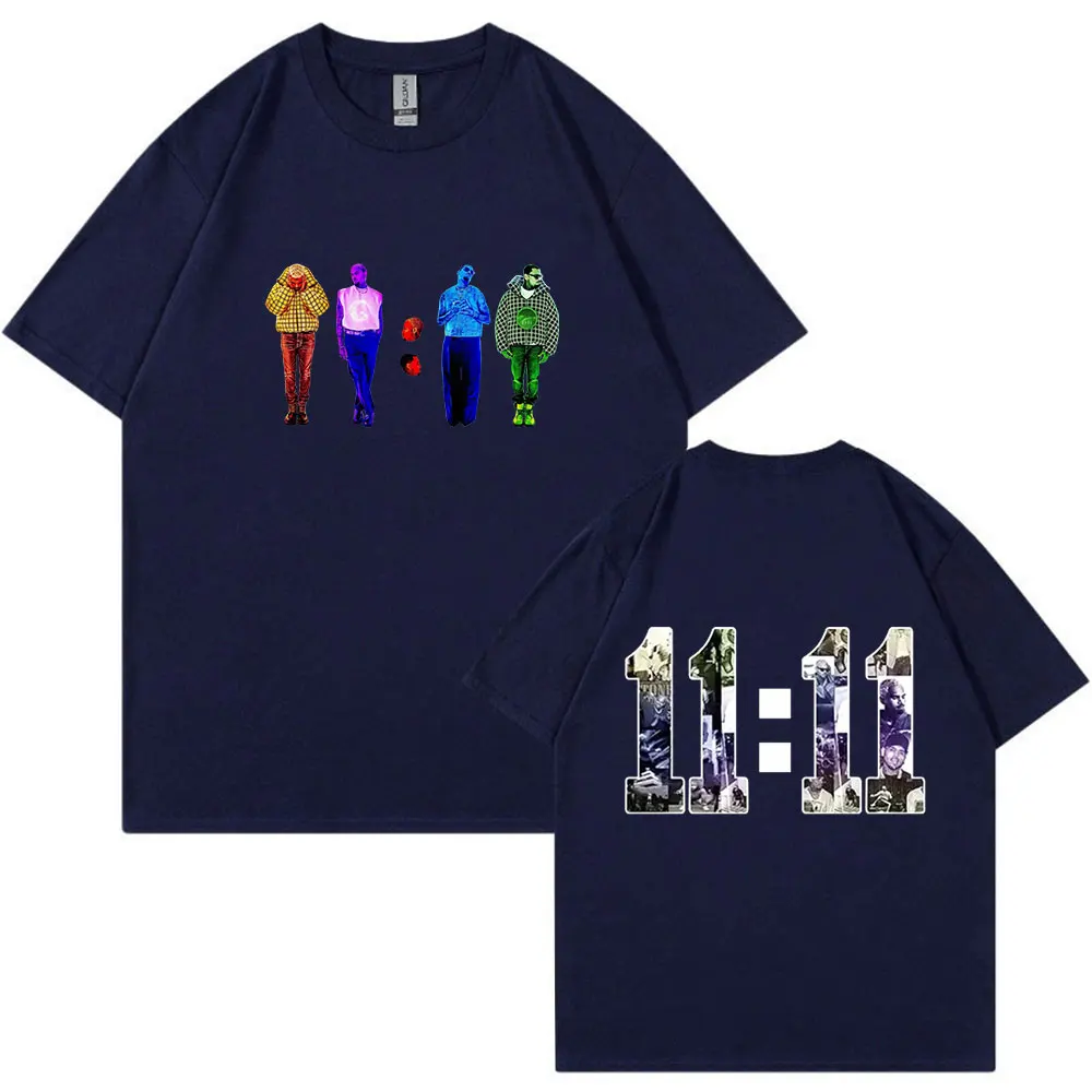 Rapper Chris Brown Breezy T-shirt 11:11 Album Merch 2024 T-shirts Men Women Harajuku Vintage Short Sleeve T Shirts Streetwear