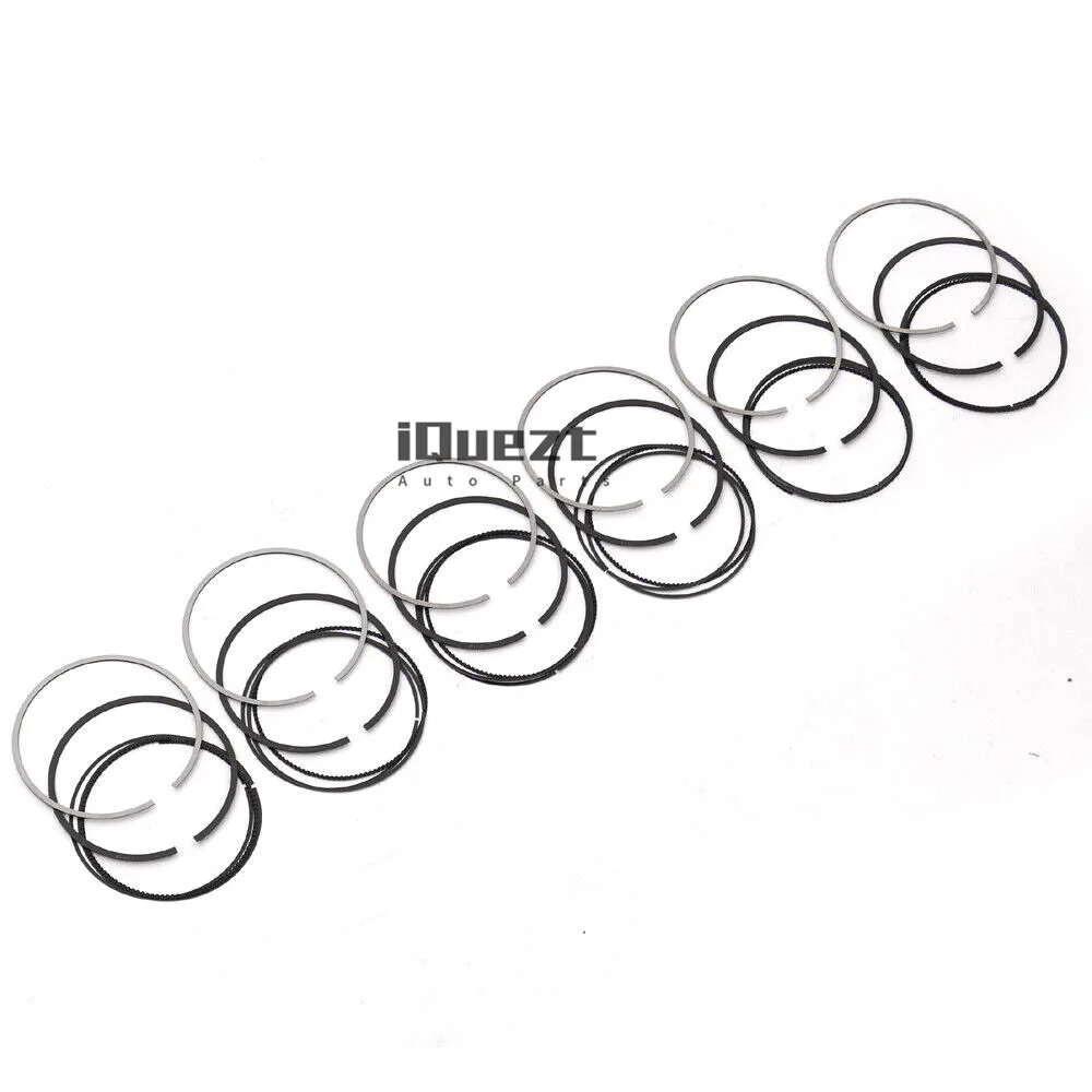 6x Piston Rings Set for Mercedes-Benz SLK350 SL350 S400 W221 R171 R230 M272 3.5L 2720300618