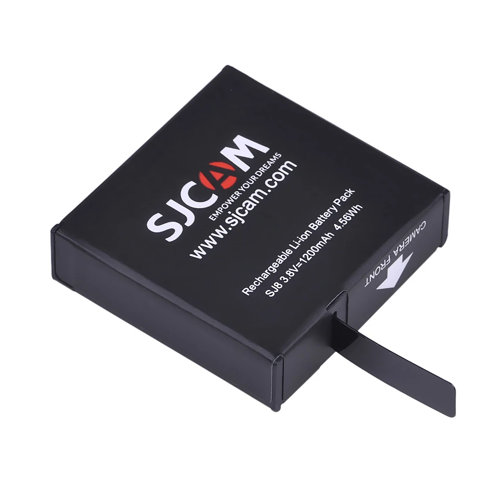 1200mAh oryginalny SJCAM SJ8 bateria + LED 3-kanał USB ładowarka dla SJCAM SJ8 powietrza, SJ8 Plus, SJ8 seria Pro kamera sportowa