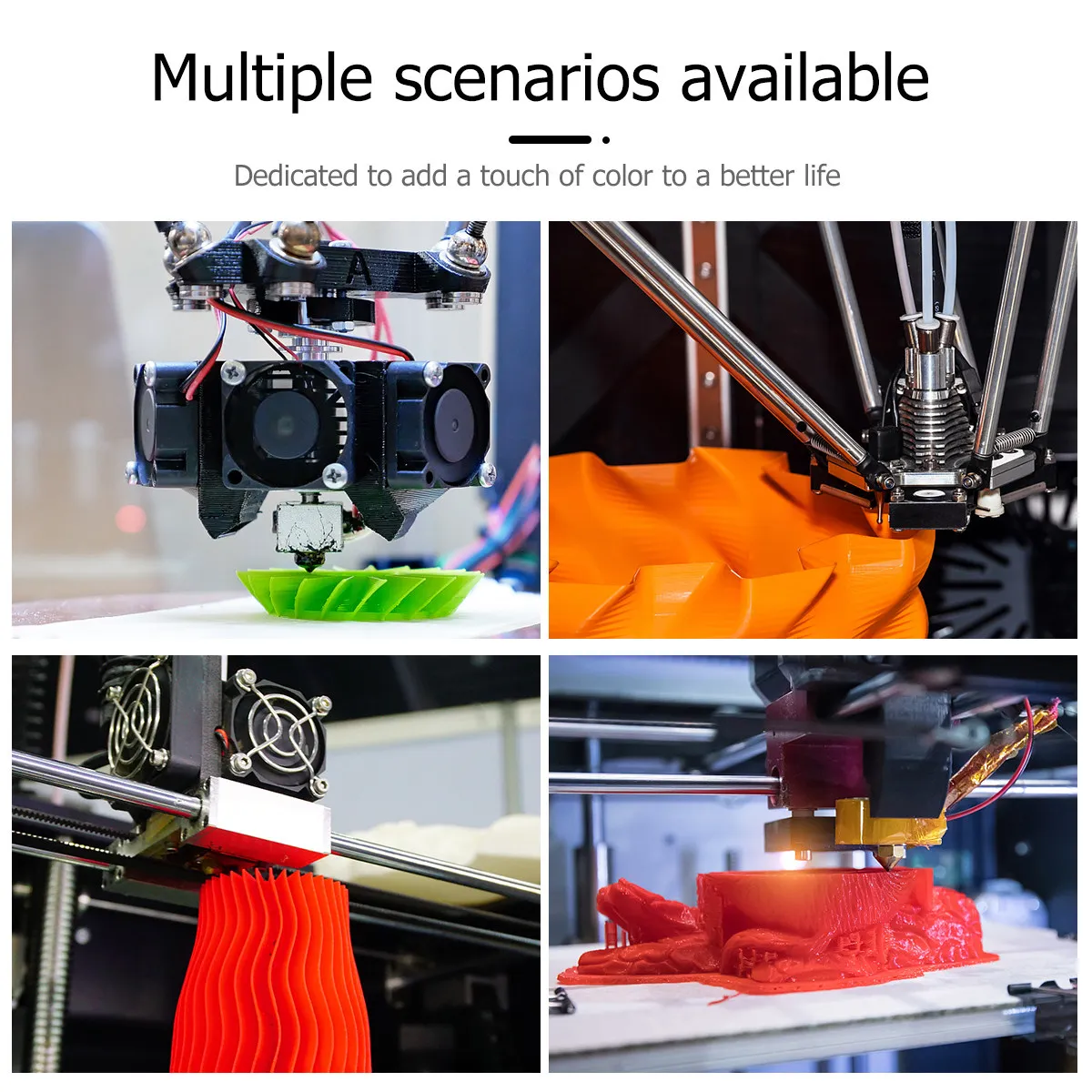 

5Pcs Heating Block Silicone Case High Temperature Resistant Mk8 Aluminum Heater Block Cover Protective 3D Printer Accessories