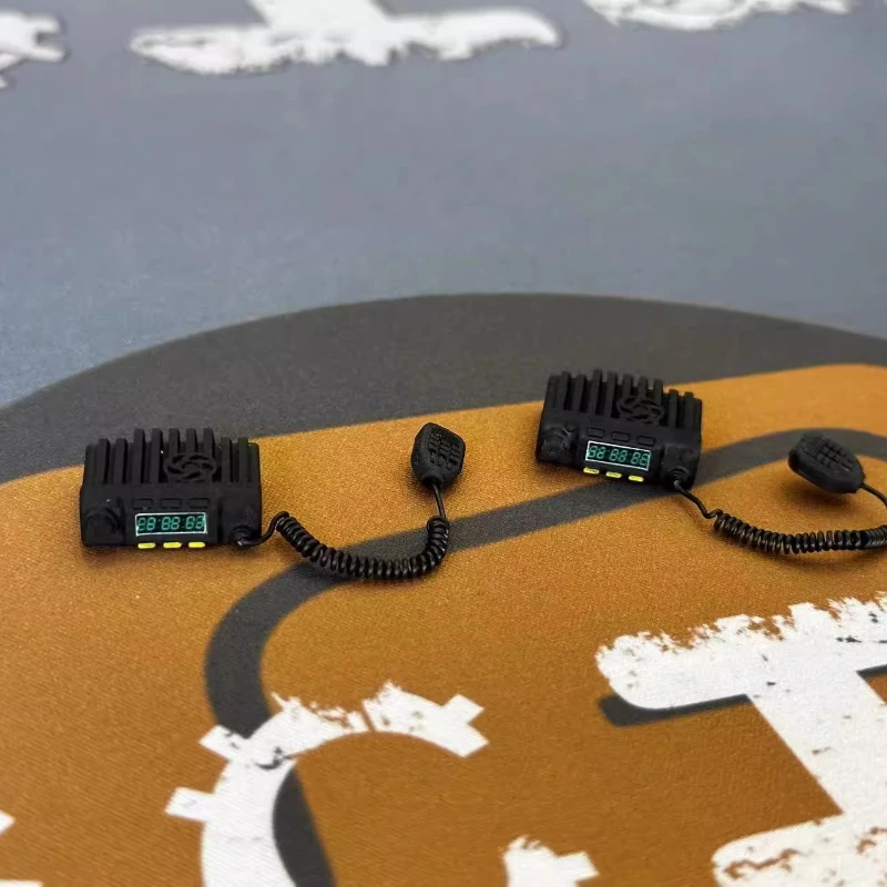 Simulation modèle autoradio Mini voiture téléphone humeur pièce décoration pour 1/10 RC voiture sur chenilles Rc4wd Sax10 Trx4 Land Rover garde pièces