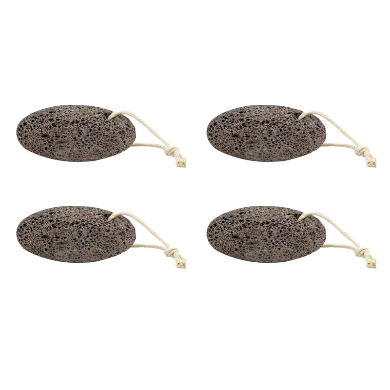 A44T 4X Lava Pumice Stone For Foot Scrubber, Foot Pumice To Remove Dead Skin (Random Color And Shape)