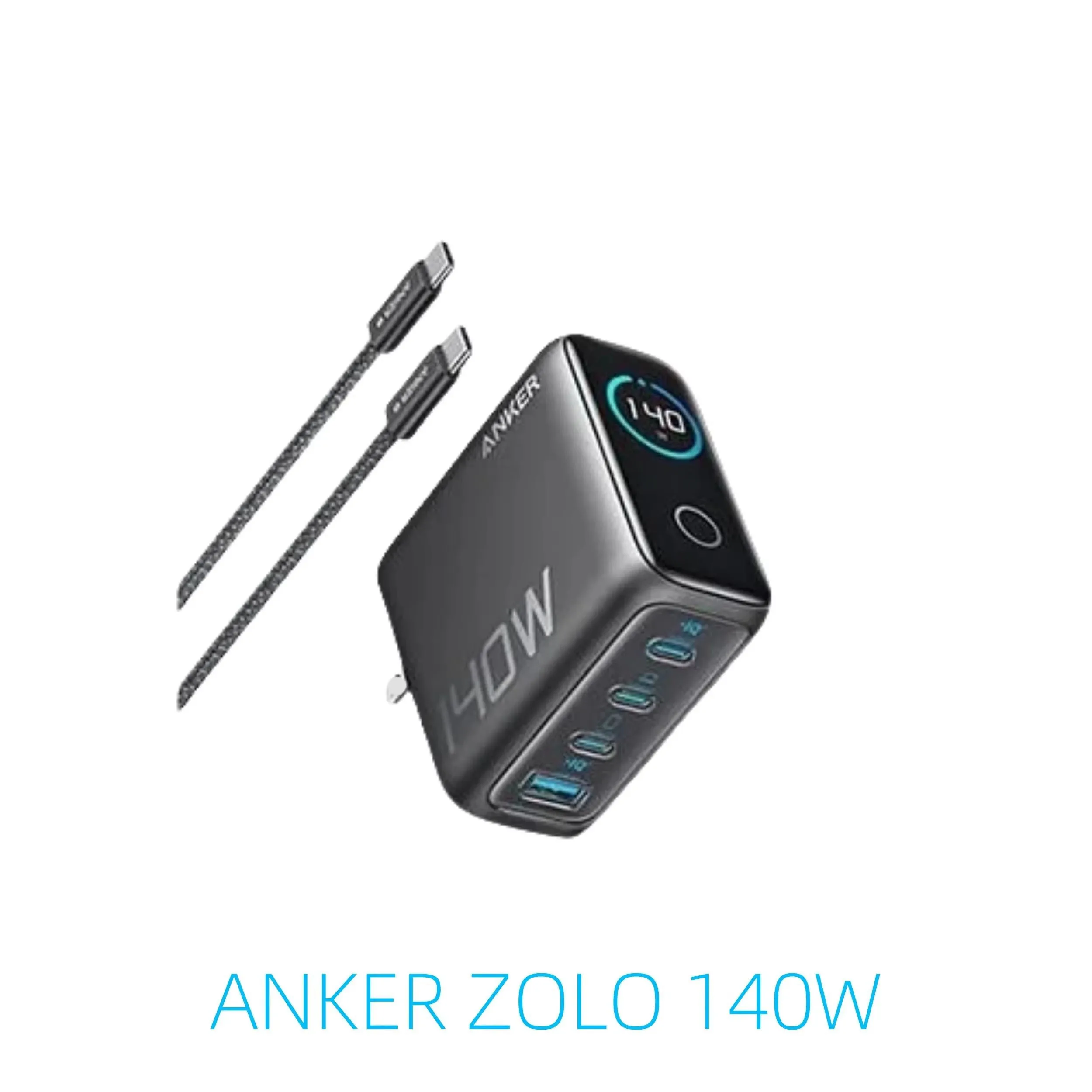 CN Version Anker Zolo 140W Charger GAN Display PD PPS for iPhone