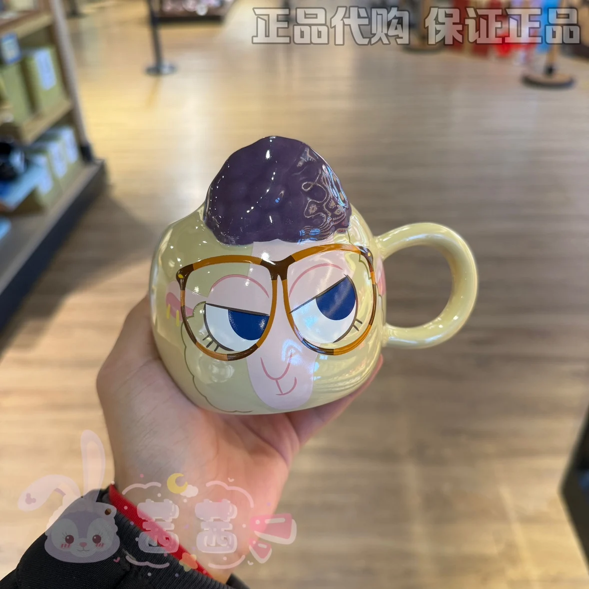 Shanghai Disney Ufficiale 2025 Zootopia Nick Judy Ufficiale Clawhauser Tazza di pecora Tazza in ceramica