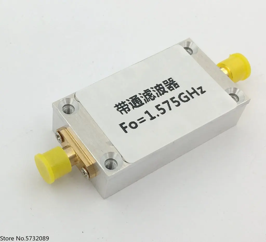 Surface acoustic wave SAW bandpass filter for GPS satellite positioning 1.575GHZ