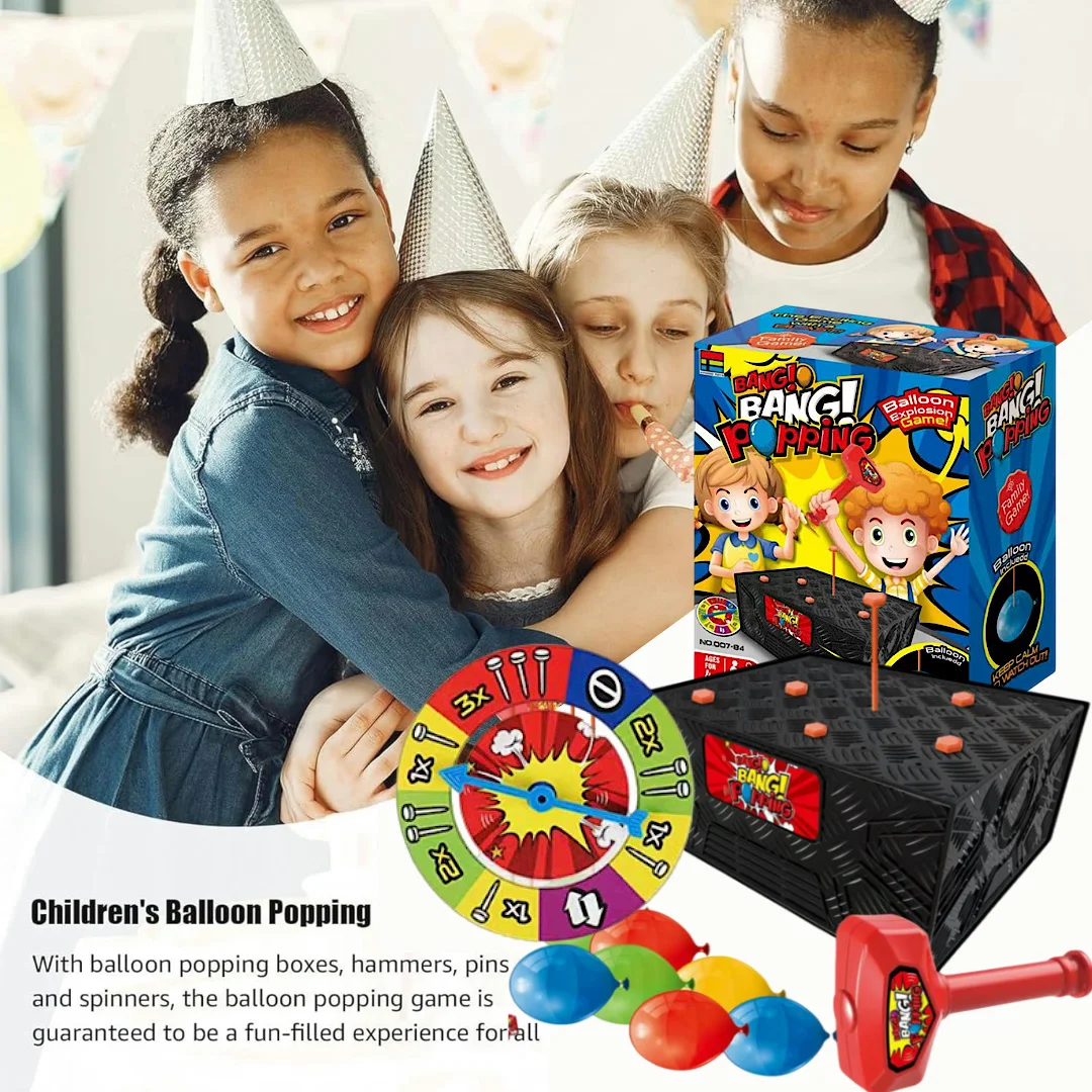 Multiplayer Balloon Explosion  Board Game Funny Toy for Festivals and Parties - Fun and Interactive Easter Gift,boy&girl match