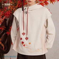Kaedehara Kazuha Hoodies MiHoYo Official Genuine Genshin Impact Kazuha Theme Impression Sweatshirt Original Doujin Birthday Gift