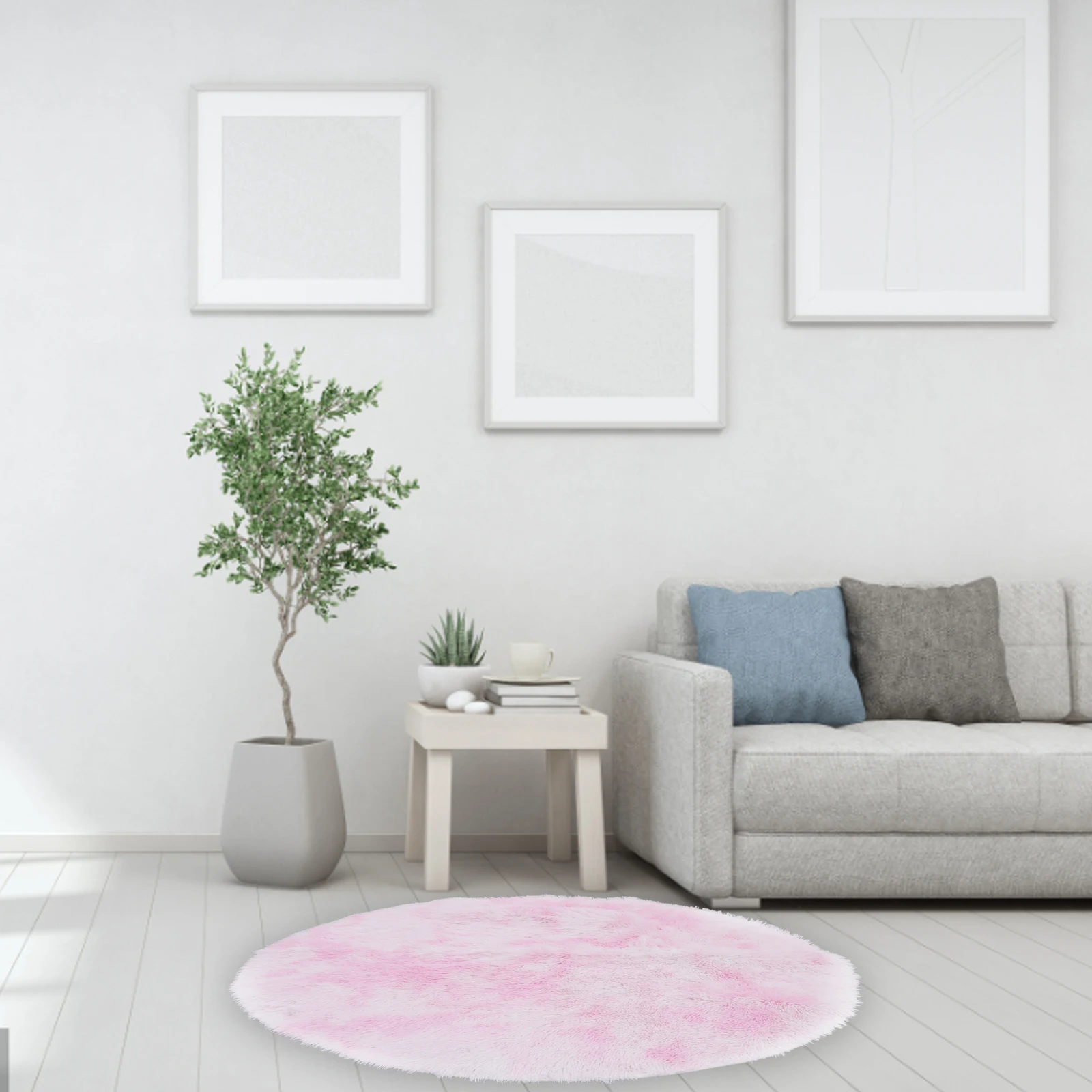 

Tie-dye Carpet Round Floor Rug Large Size Decorative Mat Bathroom Living Room Kitchen Area Non Slip Soft