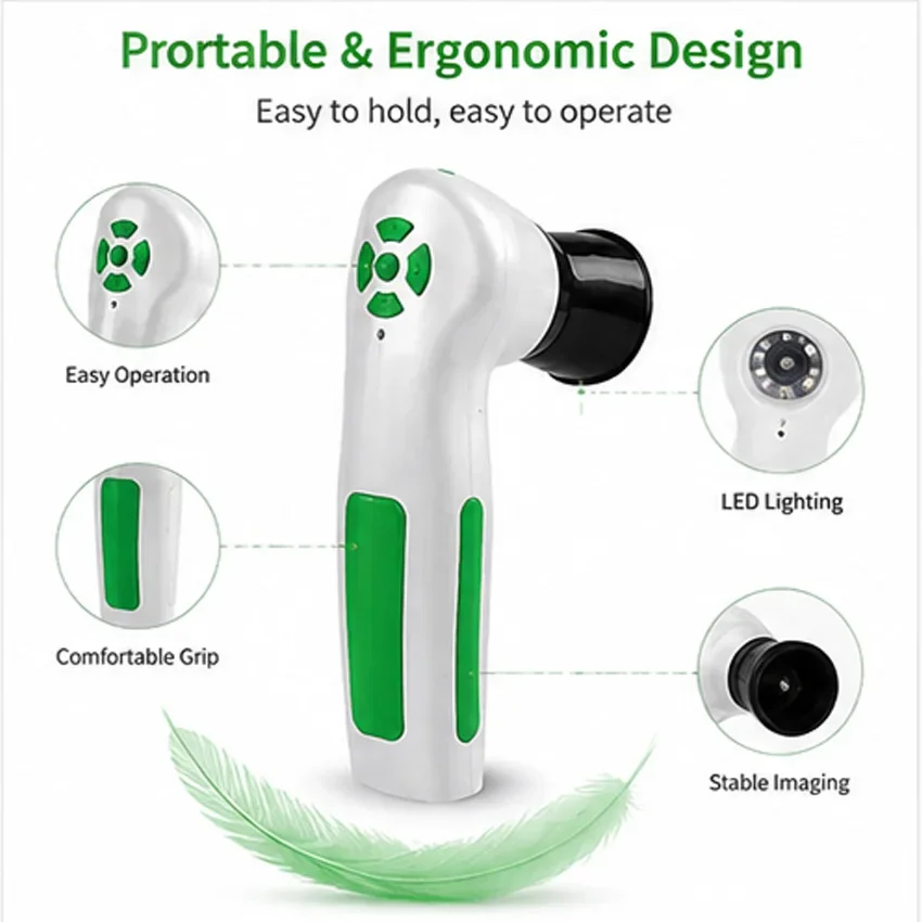 Portable WiFi Iris Camera 12MP Auto Focus Iridology Analyzer USB Iris Scanner Multi Language Software for PC Windows