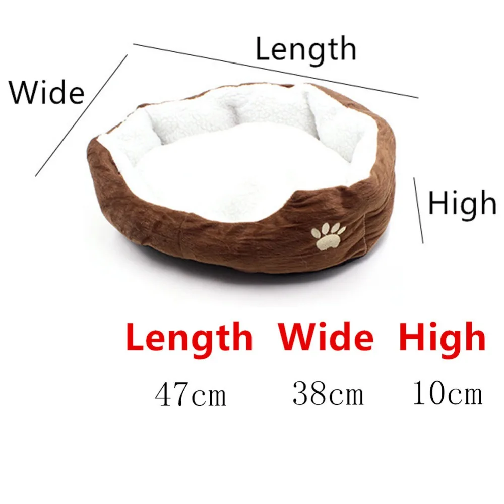 1Pcs Super Cute Soft Cat Bed Winter House for Cat Warm Cotton Dog Pet Products Mini Puppy Pet Dog Bed Soft Comfortable