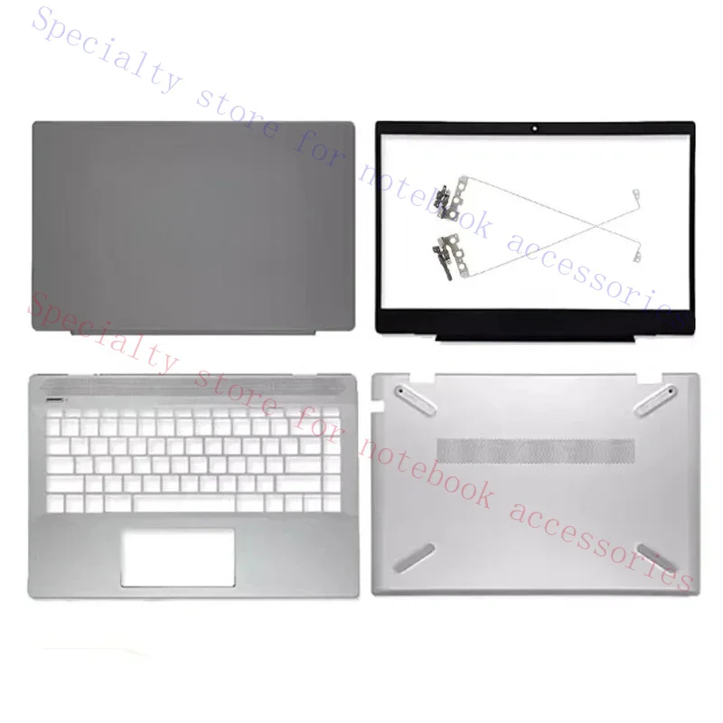 Housings For HP 14-CE TPN-Q207 Rear Lid LCD Back Cover Front Bezel Hinges Palmrest Bottom Case L19174-001 L19181-001 L19190-031