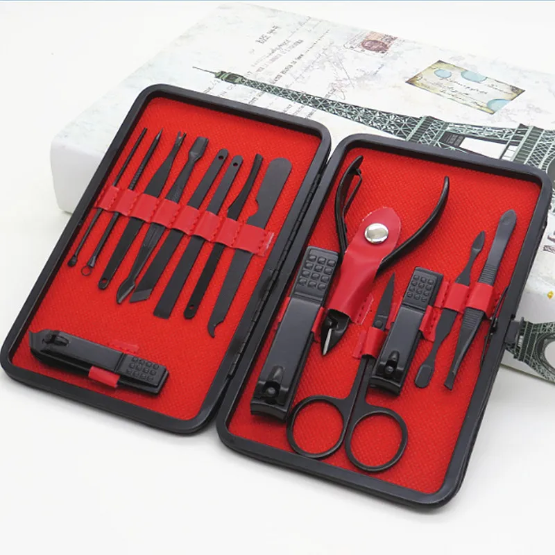 7 Stks/set Nieuwe Manicure Nagelknipper Pedicure Set Draagbare Reishygiëne Kit Roestvrijstalen Nagelsnijder Gereedschapset