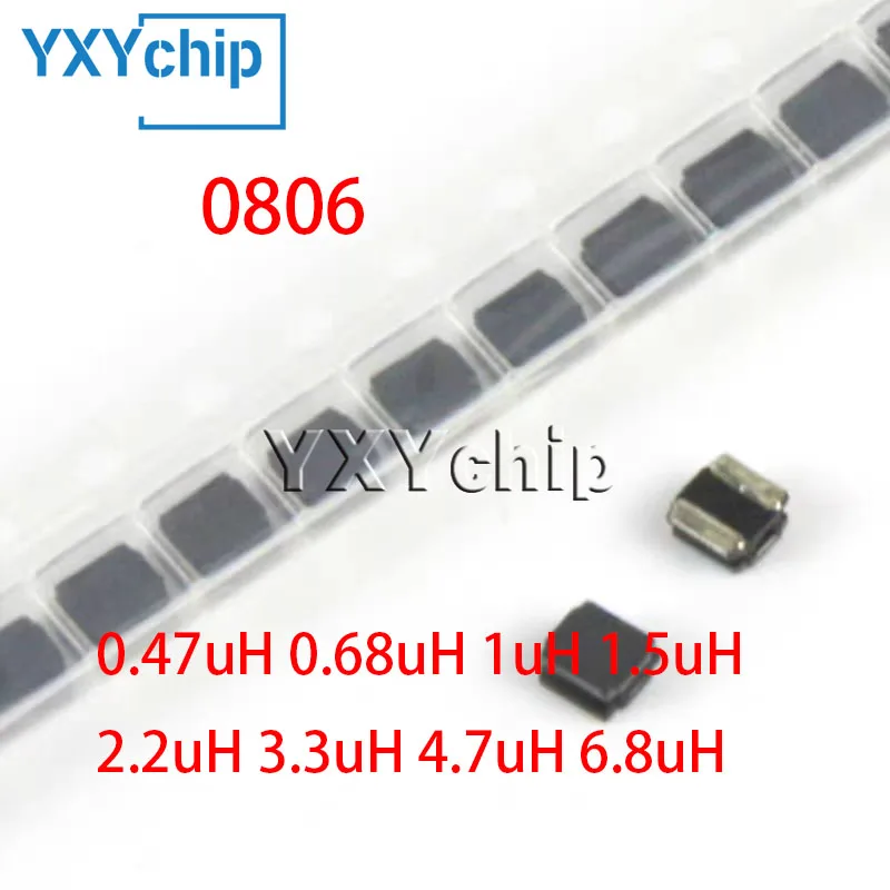 20PCS 0806 SMD MAGNETIC SHIELD POWER INDUCTANCE 2016 0.47UH 0.68UH 1UH 1.5UH 2.2UH 3.3UH 4.7UH 6.8UH HIGH CURRENT HIGH QUALITY