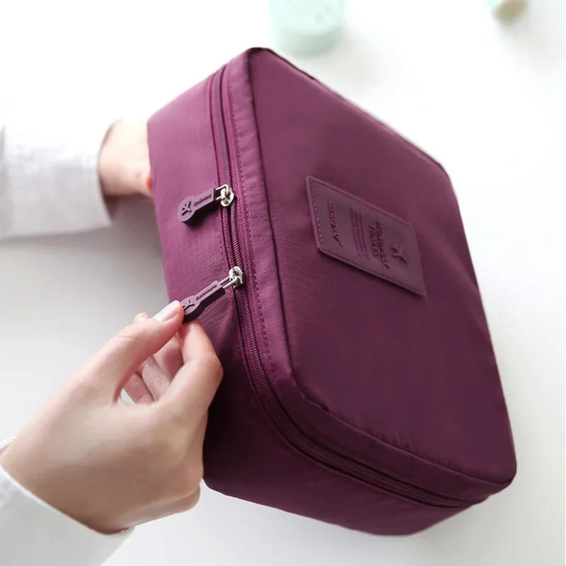 Tote Travel Storage Bags Waterproof Beauty Cosmetic Bag Makeup Bags Wash Organizer Bags Men Women Bathroom Make Up Bag