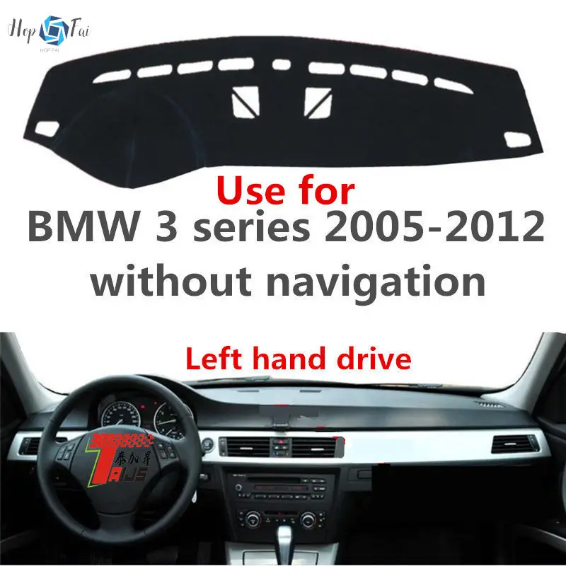 

TAIJS Car Dashboard Cover Dash Mat For BMW 3 SERIES 2005-2012 Left Hand Drive Auto Non-slip Sun Shade Pad Carpet