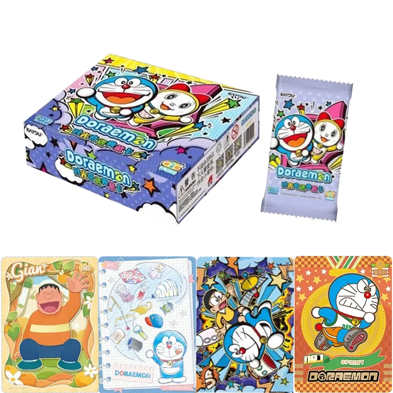Genuine KAYOU Doraemon Card Time Adventure Series Dream Pack Nobi Nobita‌ Fairy Tale Wonderland Anime Collection Cards Toys Gift