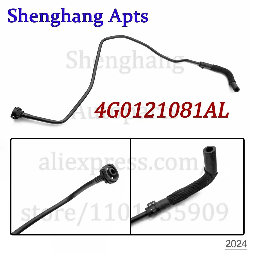 Engine Coolant Overflow Hose For Audi A6 C7 Avant A6/S6 C7 Quattro 2011 2012 2013 2014 2015-2018 2.0T 4G0121081AL,4G0-121-081-AL