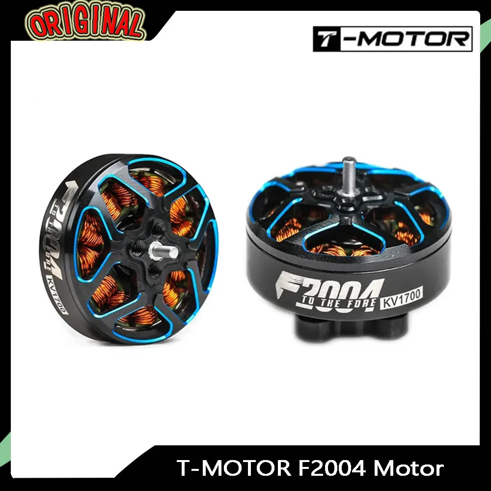 

Бесщеточный двигатель T-Motor F2004 — 1700KV (6S)/3000KV (4S), титановый вал 1,5 мм для сверхлегких FPV-дронов 3-5 дюймов