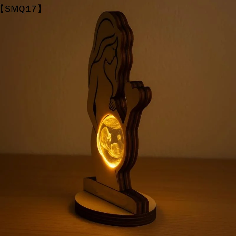 Photo Night Light Personalized 3D Crystal Ball LED Lamp For Baby Ultrasound Wedding Couple Parents Keepsake Decor Gift【SMQ】
