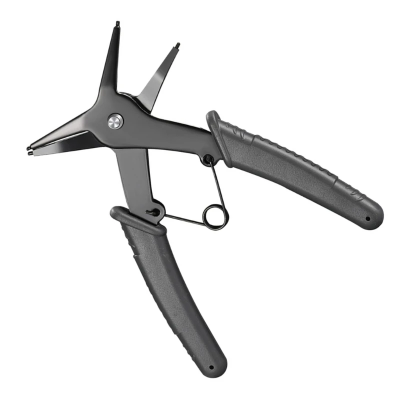 Circlip Pliers 2 in 1 High Carbon Steel Hand Tool with Wide Opening for Snap Rings Removal Maintenance Repair Use Dropship