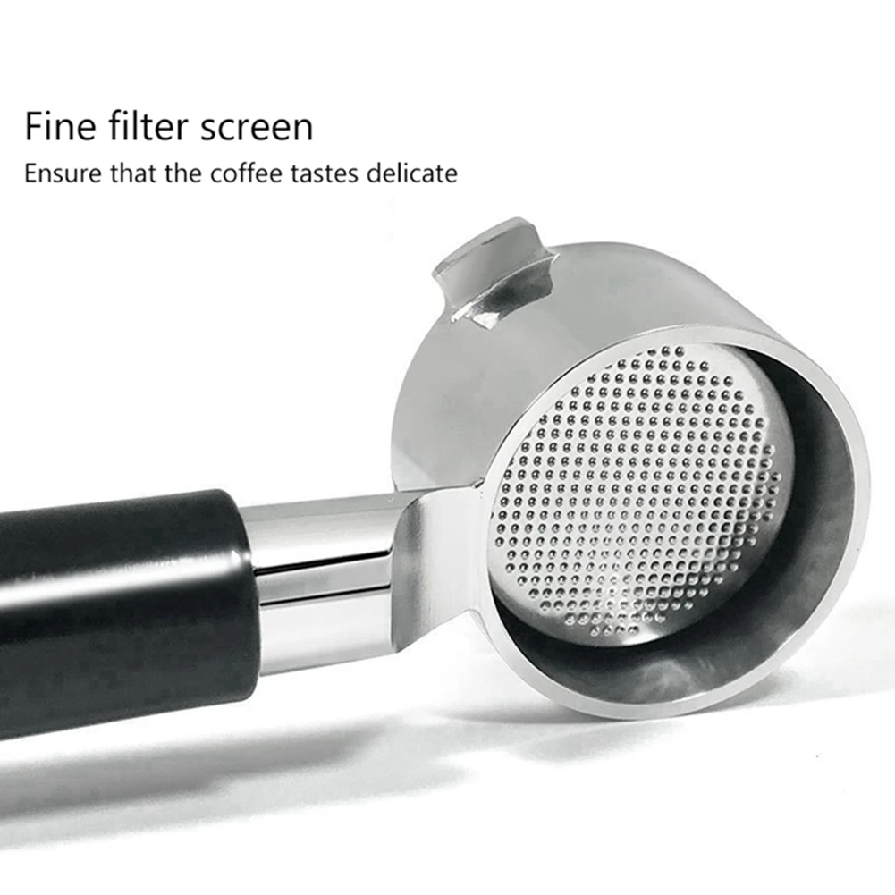 B58B-51MM Coffee Bottomless Portafilter For Delonghi 9 Series EC9335 EC9665 EC9155 Replacement Filter Basket Barista Tools