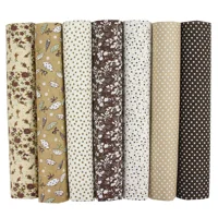 7PCS 25 x 25cm/50 x 50cm Squares Cotton Craft Fabric Cloths for DIY Bundle Patchwork Quilting Sewing Scrapbooking Artcraft 5