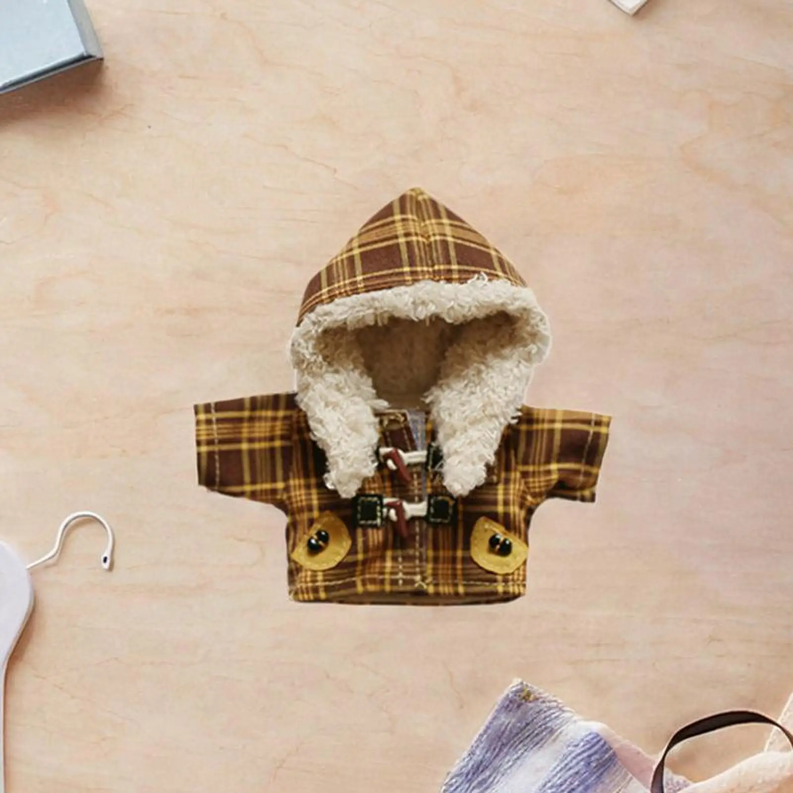 

Кукольное пальто, миниатюрная одежда, одежда ручной работы для девочек 15 см, нарядные подарки на Хэллоуин, новогодние подарки