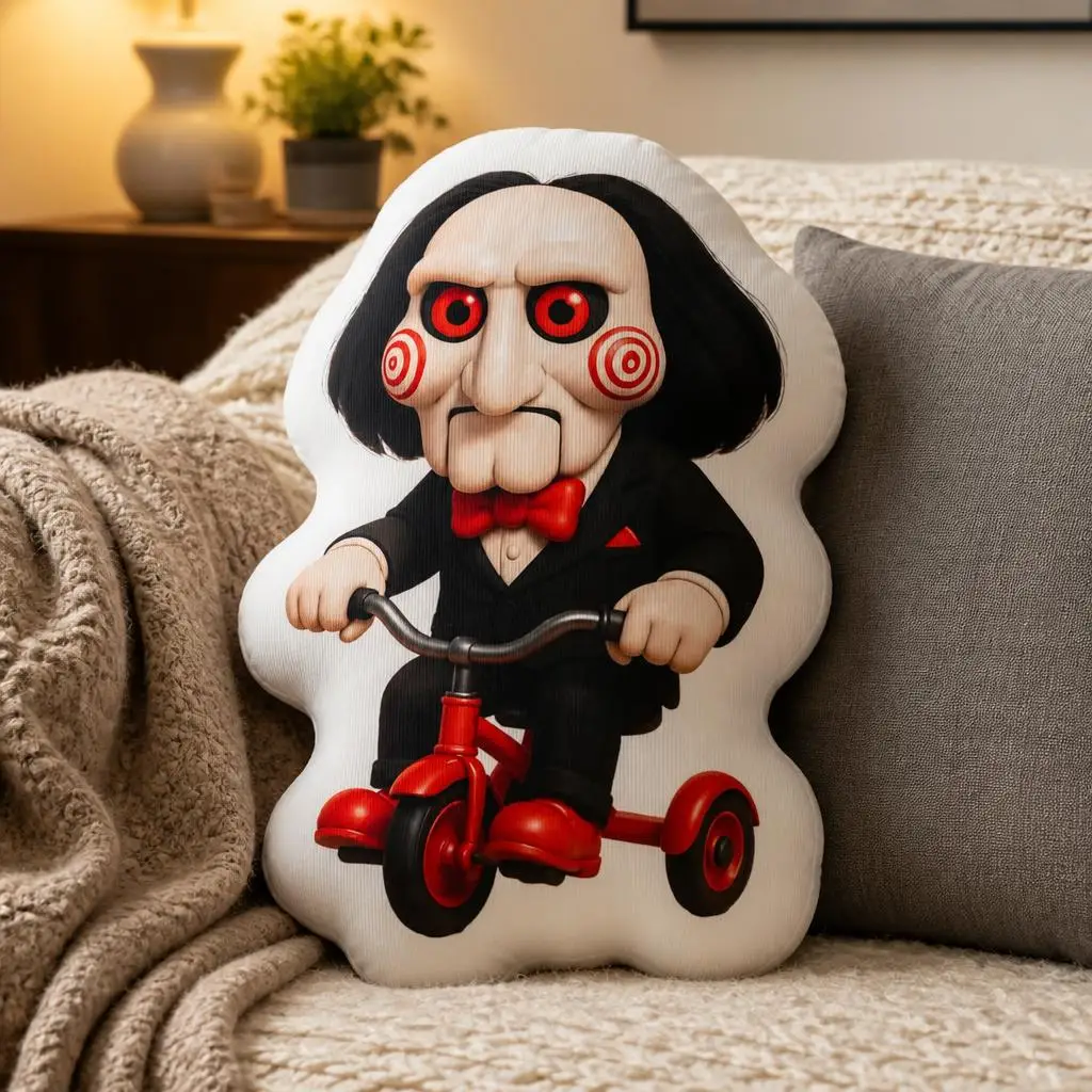 Billy Saw Doll Cushion Irregular Stuffed Throw Pillow Home Decor Gift Sofa Bed