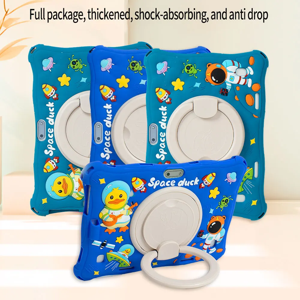 BDF Tablet anak-anak, Tablet Android 11 inci, Ram 4GB Rom 64GB, Slot kartu SIM 3G, perangkat lunak WiFi Bluetooth bawaan