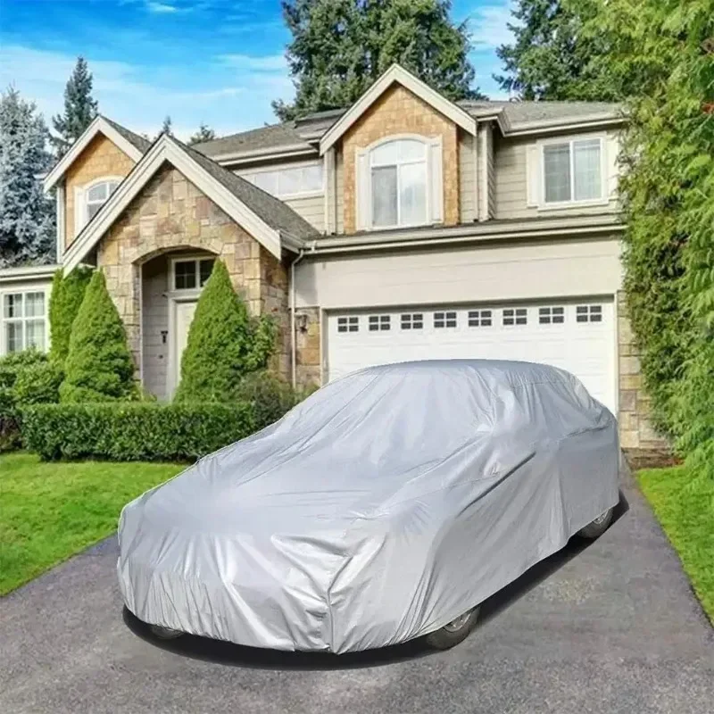 

Universal Car Cover Waterproof Dustproof Outdoor Protection Full Rain Snow UV Protective Car Cover for Hatchback Sedan SUV