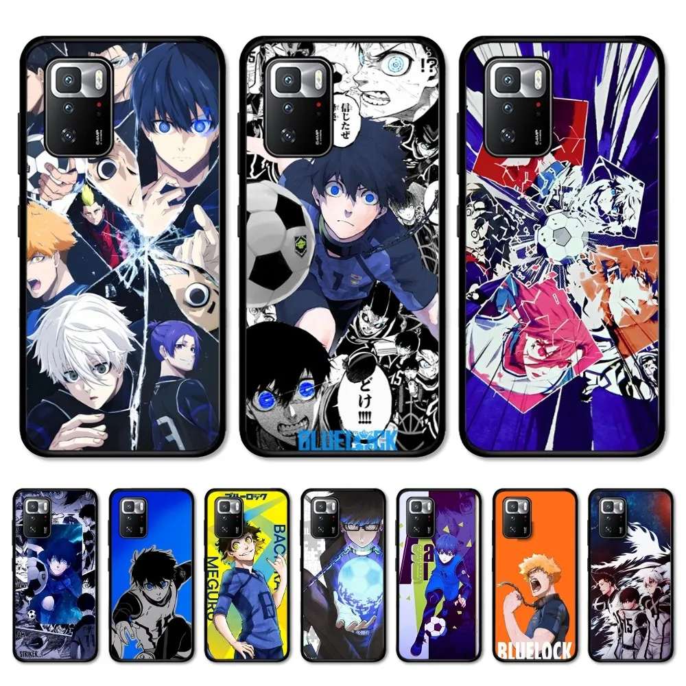 Blue Lock Anime Phone Case For Redmi Note 4 X 5 A 6 7 8 Pro T 9 Pro 9S 10 Pro 11 Pro 11S 11Epro PocoM3pro