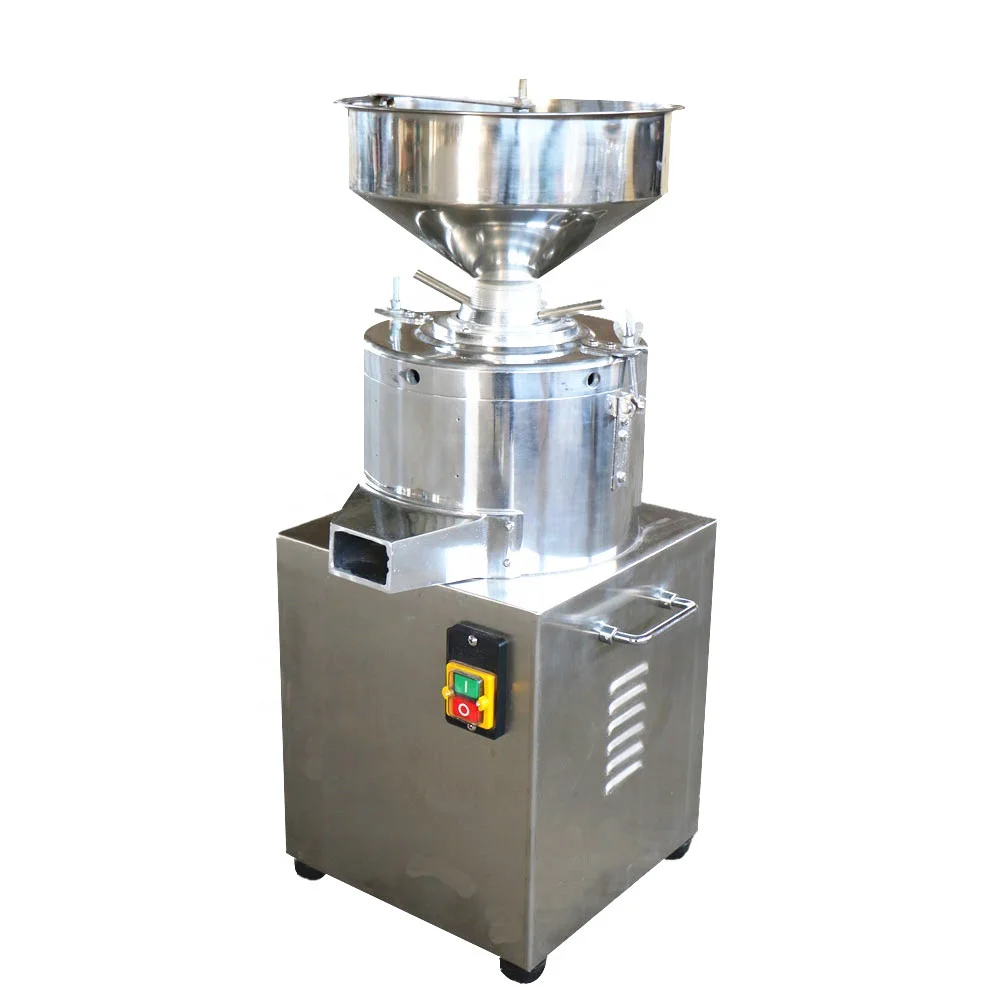 Pequeña máquina automática para moler Nutella, máquina formadora de pasta de almendras y cacahuetes en venta