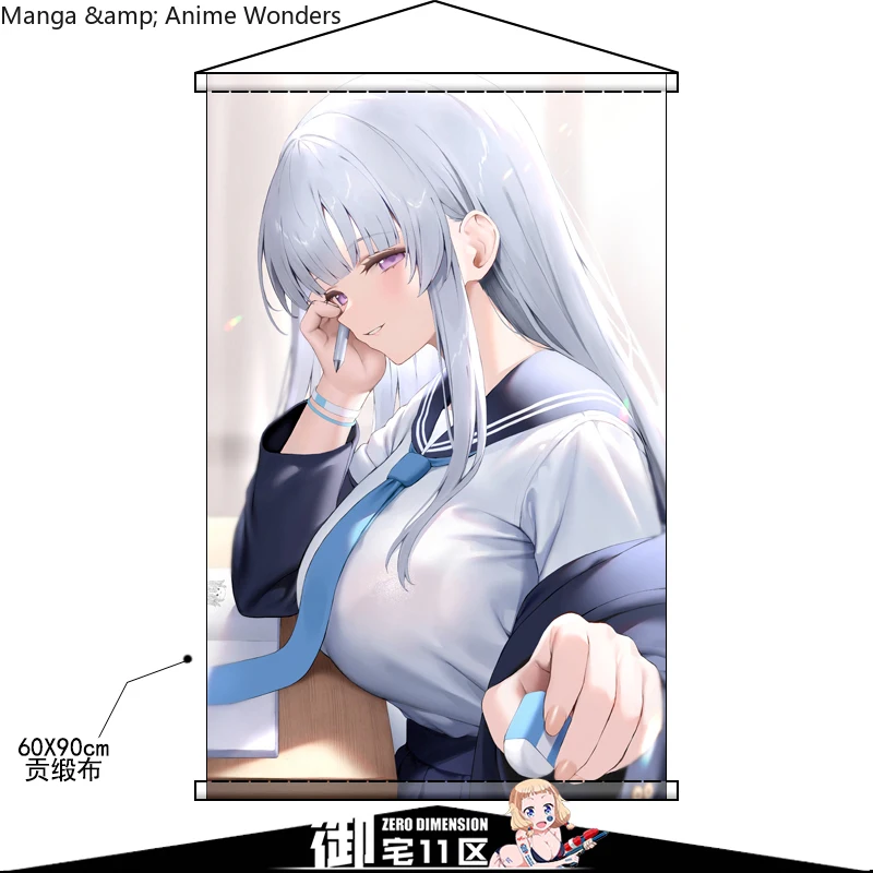 

Anime Blue Archive Ushio Noa Cosplay Home Decor Poster Art Ornament Cartoon Scroll Canvas Wall Hanging Painting Accessory Gift