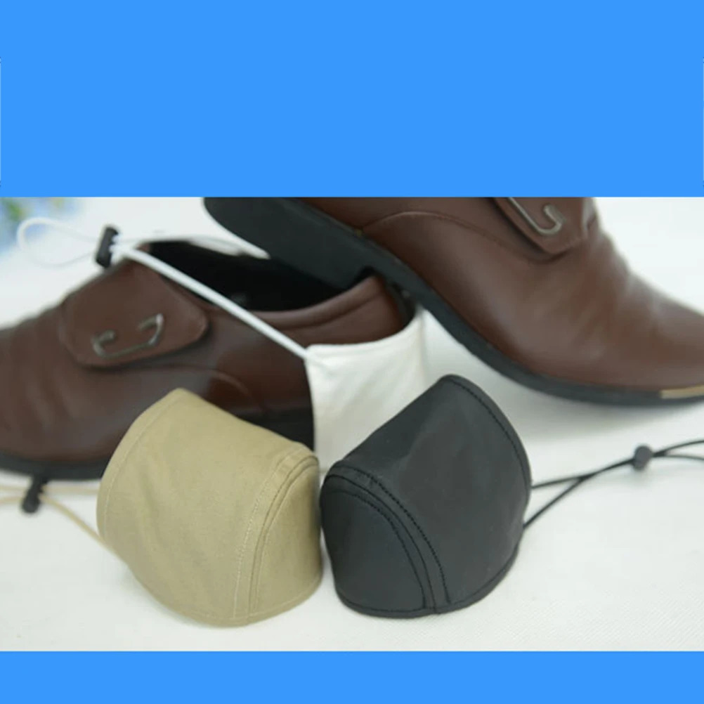 

2pcs Car Driving Shoe Cover Anti-Wear Heel Protector Brake Throttle Foot Cover For Flats Wedges Durable Lining Elastic Black