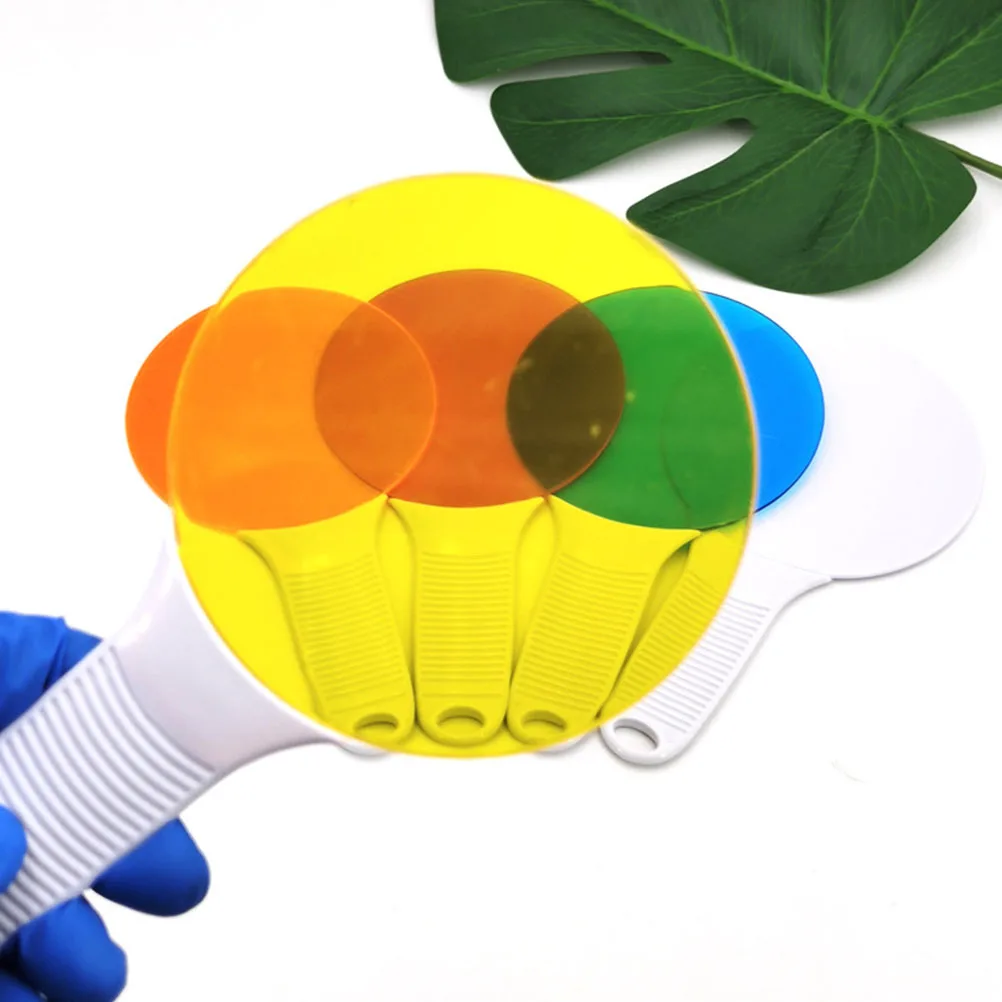 1Set Farbe Erkennung Filter Boards ABS Material Frühen Bildung Wissenschaft Experiment Farbe Lehrmittel Kinder Kognitive Spielzeug