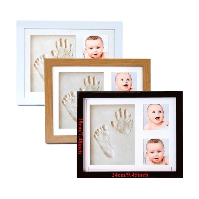 DIY Pet Paw Print Memorial Kit with Clay Mold and Photo Frame Exquisite Gift Box for Dogs Cats Pet Couple Keepsake Creative Pet