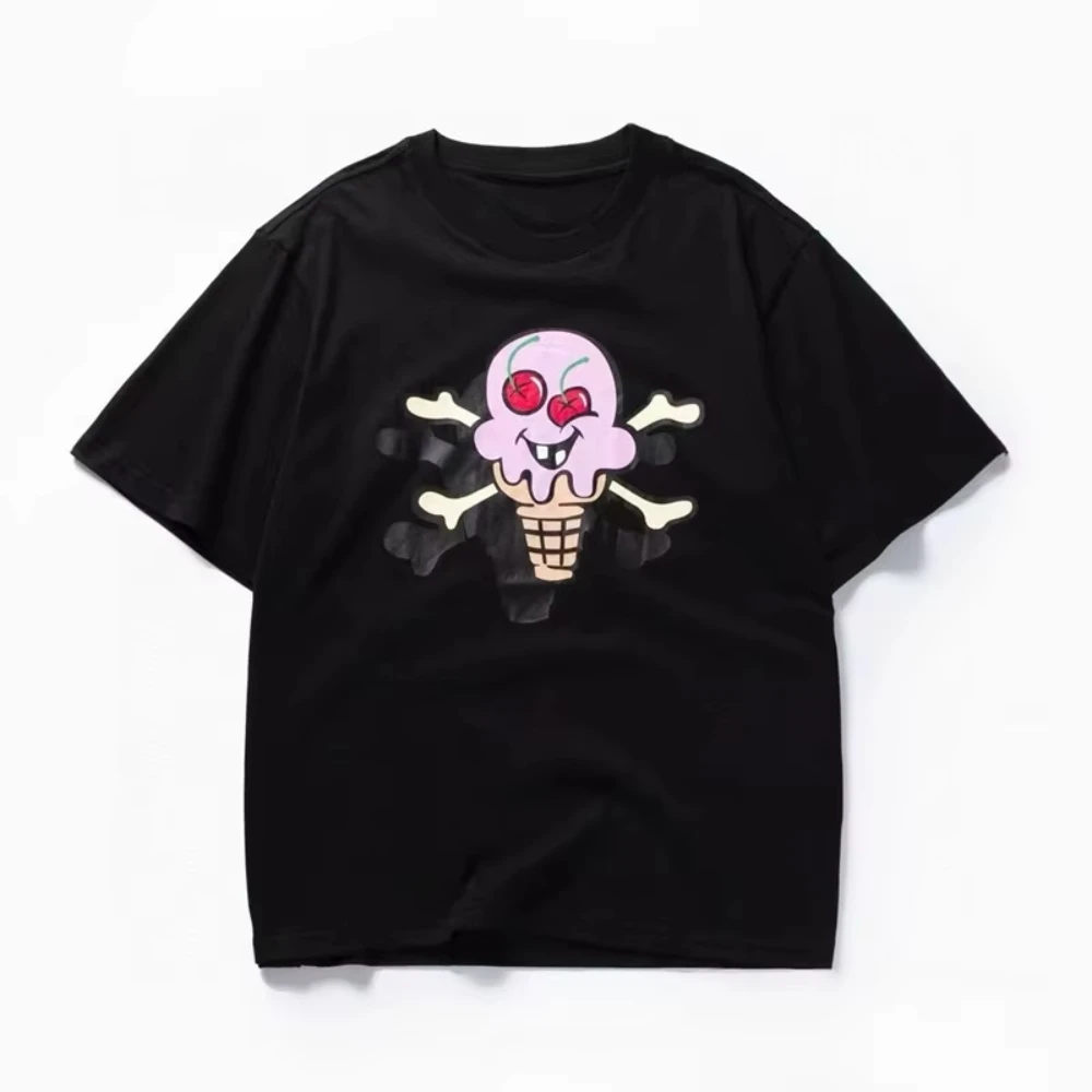 

2025 Summer Fashion BBC Ice Cream Cotton Printed Short Sleeve High Quality Deluxe Edition Comfortable and Breathable Simplicity
