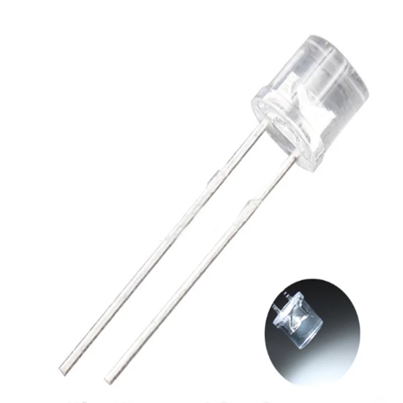 5mm Flat Top White Red Yellow Blue Green Assorted Kit Lamp Diode LED Ultra Bright Bulbs Emitting Diodes F5 5MM DIY Light