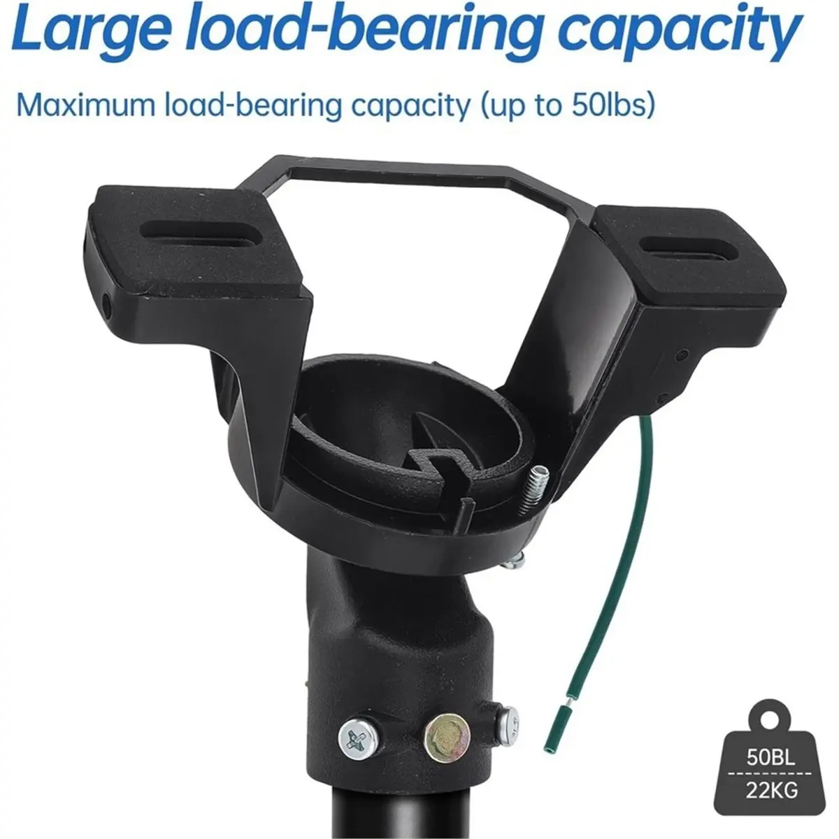 Heavy Duty Sloped Ceiling Fan Mount Bracket, for Up to 45° Slopes Vaulted Ceiling Fan Balancing Adapter Kit
